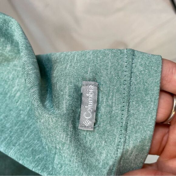 Ladies Columbia Mint Green Omni-Wick Hooded Long Sleeved Shirt XS - Picture 9 of 10